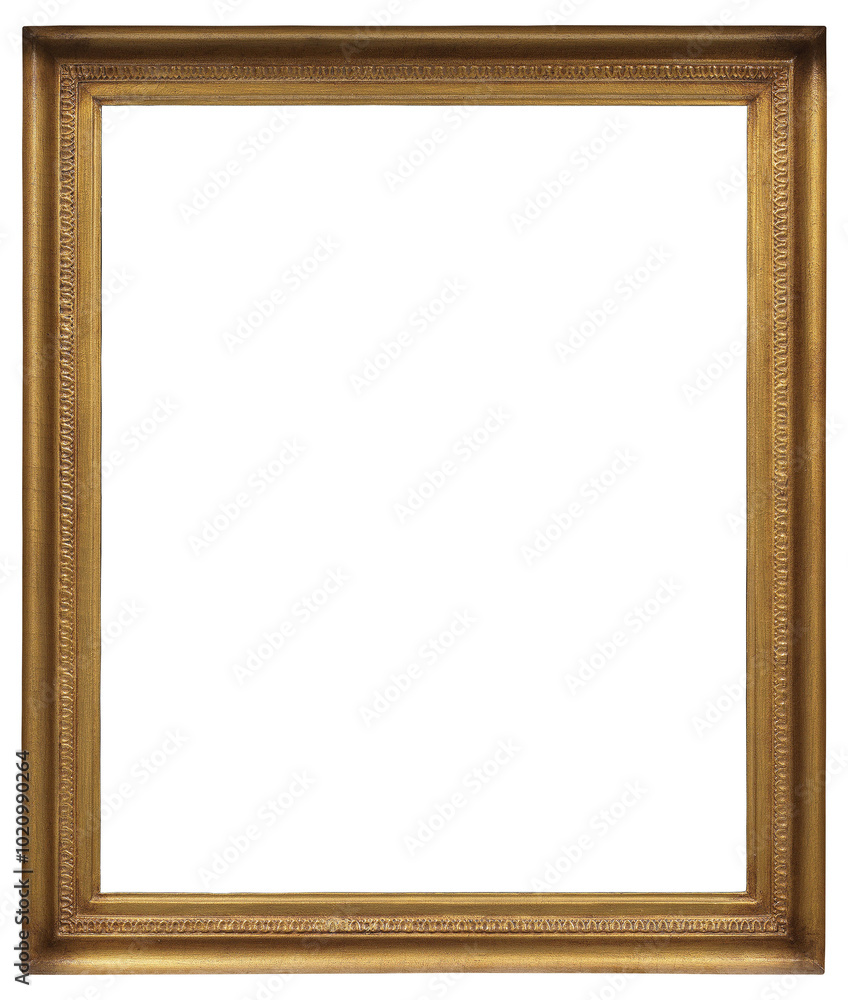 Wooden picture frame in PNG format on a transparent background. Wooden picture frame in PNG format on a transparent background.