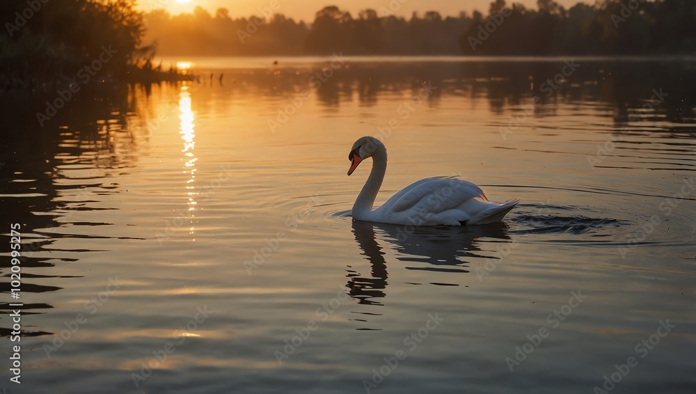 swans on the lake swans on the lake