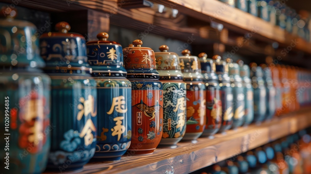Craft Sake Brewery, vibrant colors, traditional setting, close-up, photography Craft Sake Brewery, vibrant colors, traditional setting, close-up, photography