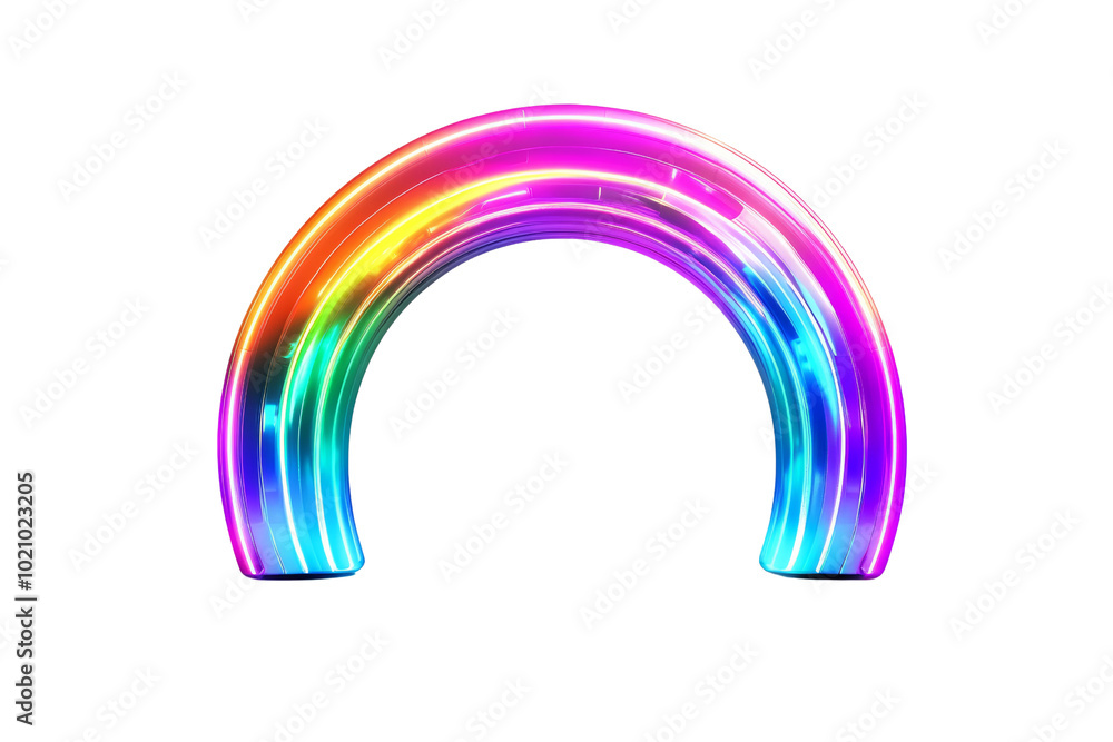 Colorful, vibrant rainbow arch with a glowing effect, perfect for graphic design and artistic projects. Colorful, vibrant rainbow arch with a glowing effect, perfect for graphic design and artistic projects.