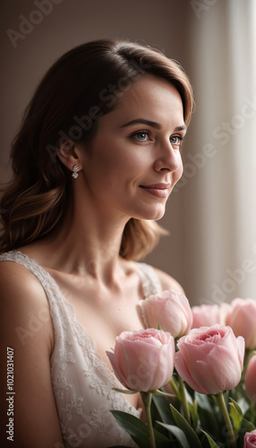 Wallpaper Mural Mother and Daughter Sharing a Tender Moment at Home Torontodigital.ca