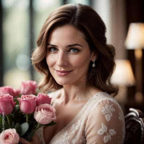 Wallpaper Mural Mother and Daughter Sharing a Tender Moment at Home Torontodigital.ca