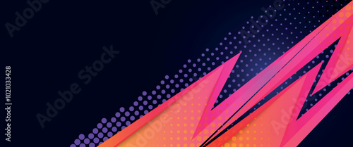 Abstract Colorful Power Lightning Background.eps10