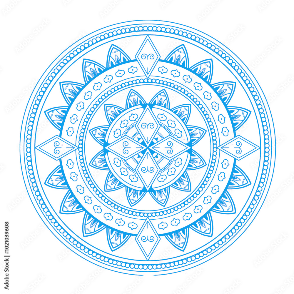 Colourful mandala background animation design Colourful mandala background animation design