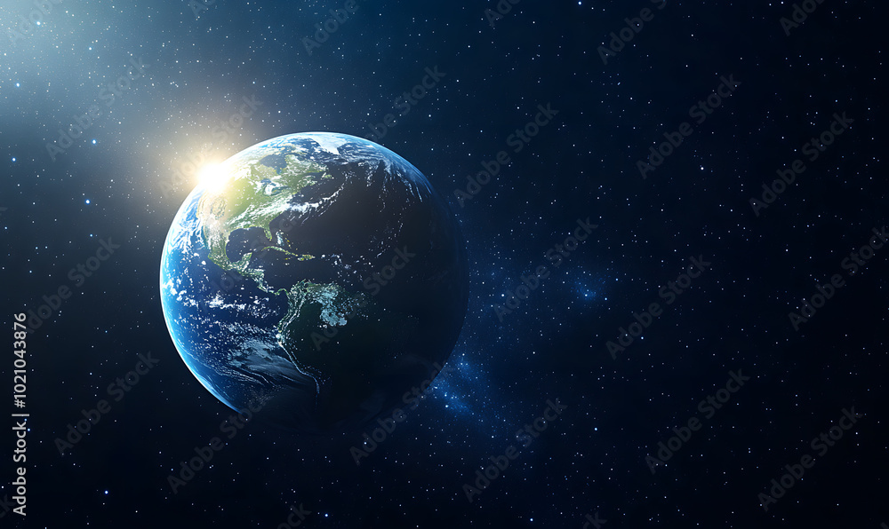 Obraz premium graphics of space, planets, and astronauts on a white background.