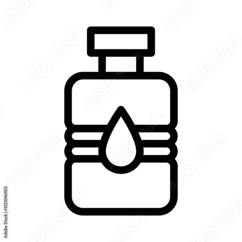 Water Bottle line icon