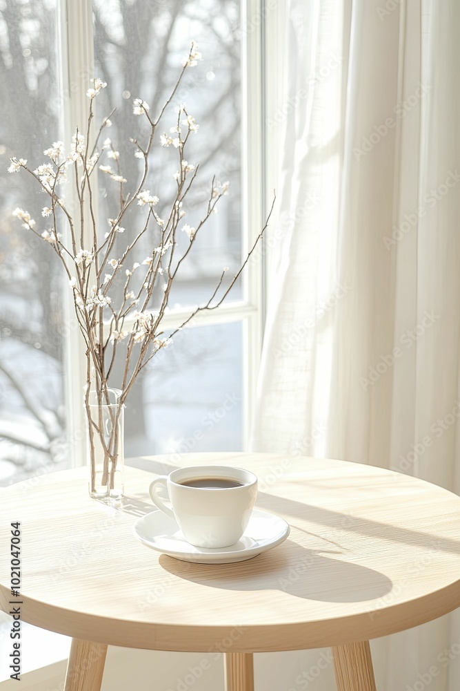 Tracking academic growth while enjoying a warm beverage in a snug winter café atmosphere creates a unique and inviting learning environment.