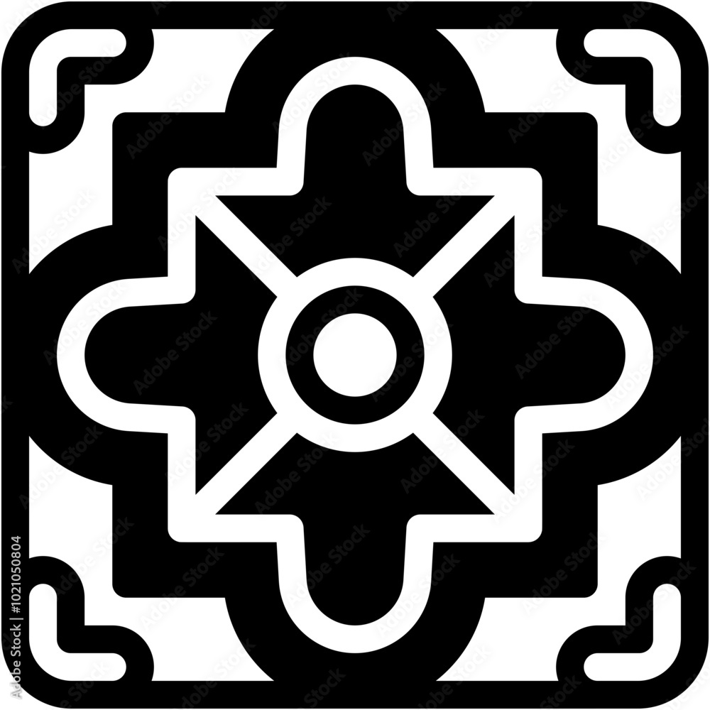 Vector Icon Tile, Classic, Texture, Floral, Traditional, Decor Vector Icon Tile, Classic, Texture, Floral, Traditional, Decor
