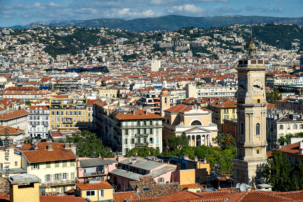 Obraz premium Blick über Nizza