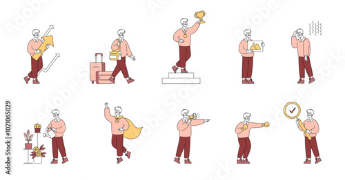 Business People. Flat Vector Illustration