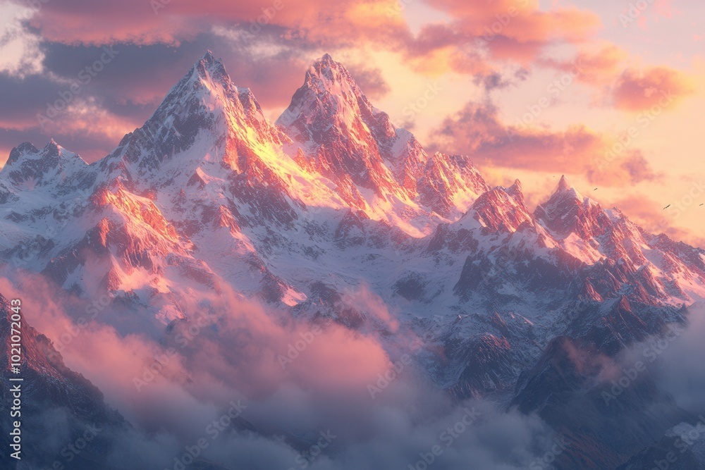 Majestätische Bergkette Sonnenuntergang Schneebedeckte Gipfel Dramatische Beleuchtung Natur Panorama Wolken Nebel Stimmungsvolle Atmosphäre Landschaftsfotografie Berge Naturwunder Erhabene Berglandsch Majestätische Bergkette Sonnenuntergang Schneebedeckte Gipfel Dramatische Beleuchtung Natur Panorama Wolken Nebel Stimmungsvolle Atmosphäre Landschaftsfotografie Berge Naturwunder Erhabene Berglandsch