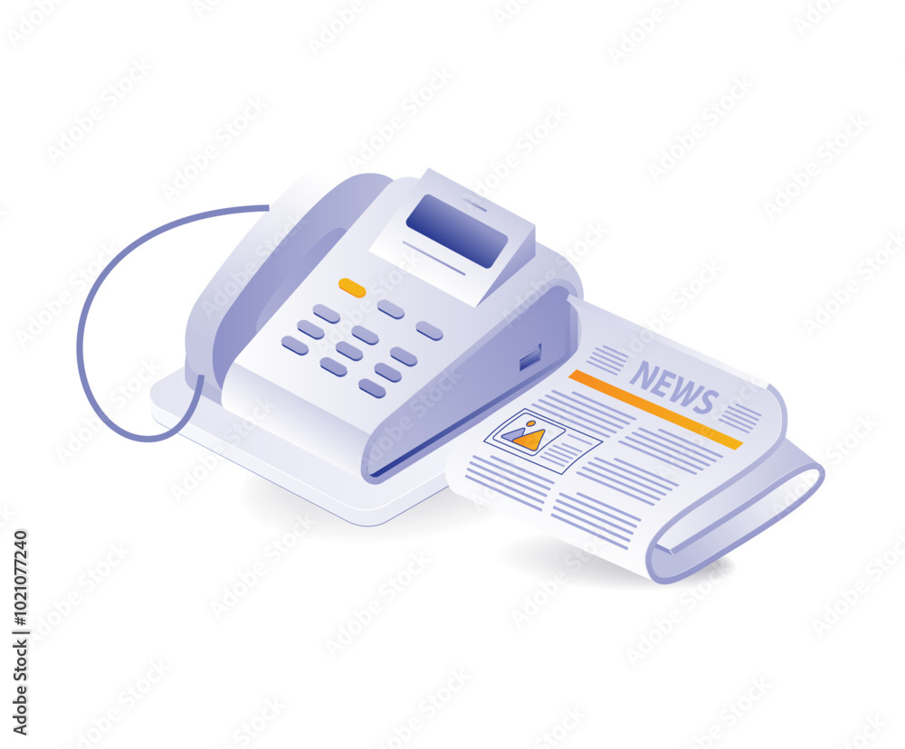 Home phone with newspaper information Home phone with newspaper information