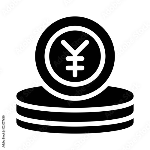 Yen glyph icon