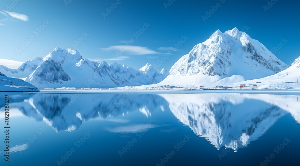 Fototapeta premium 冰川自然美景