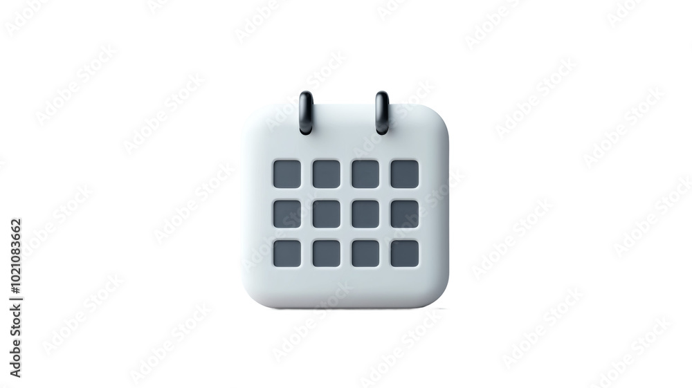Blank or icon of calendar for designer layout on isolated background PNG Blank or icon of calendar for designer layout on isolated background PNG