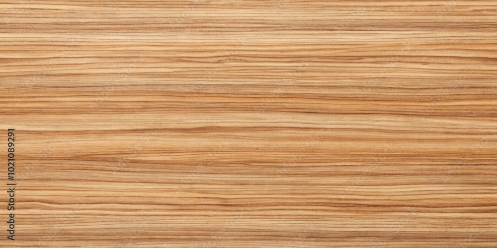 Naklejka premium Natural Wooden Grain Texture With Horizontal Stripes Featuring a Light Brown Background and Darker Brown Lines