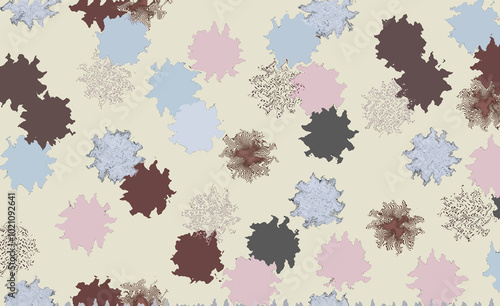 Digital And Textile Design Pattern