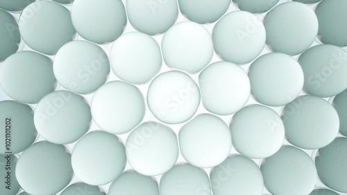 Skin cells healing and recovery process. Natural components reducing Inflammation and restoring balance. Anti inflammatory cosmetics neutralizing inflamed cell. Essence or cream for cellular repair