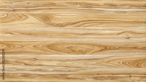 Natural Wood Grain Texture with Horizontal Planks and Knots