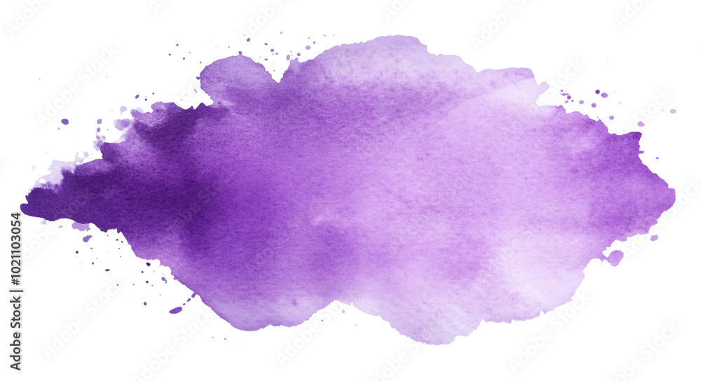 Purple watercolor cloud stock photo isolated on white background Purple watercolor cloud stock photo isolated on white background