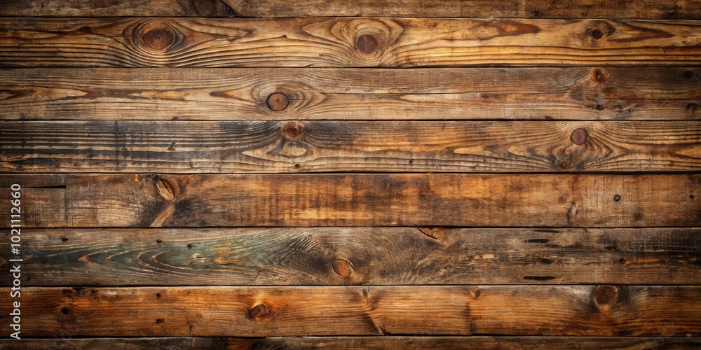 Naklejka premium Rustic Weathered Wooden Plank Texture A Natural Background for Design Projects