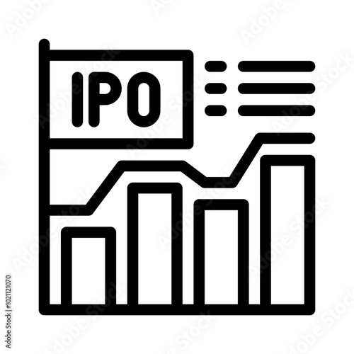 IPO line icon