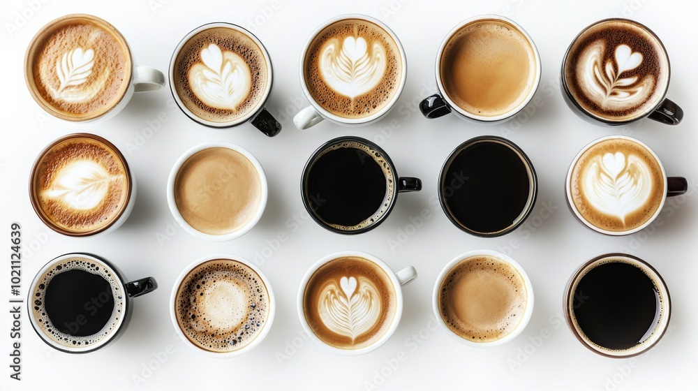 Artful Coffee Moments Curated Latte Art Designs in Cafe Settings Artful Coffee Moments Curated Latte Art Designs in Cafe Settings