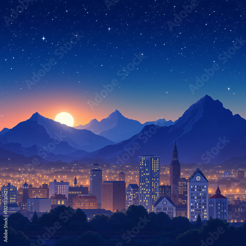 City of Stars at Sunset