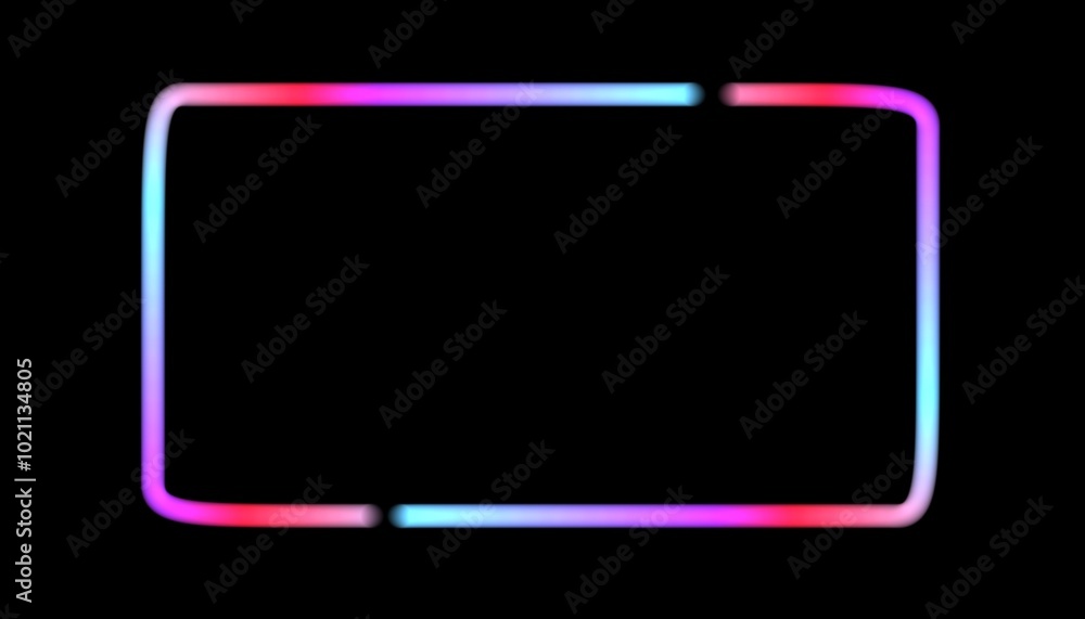 Laser rectangle frame, neon border. transparent Electric lights horizontal glow outline shape or glowing lines. Abstract background with space for your text. Png Laser rectangle frame, neon border. transparent Electric lights horizontal glow outline shape or glowing lines. Abstract background with space for your text. Png