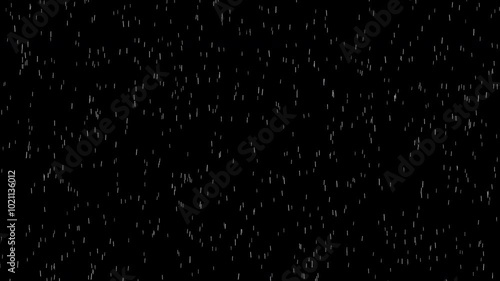 soft rain falling moving overlay 