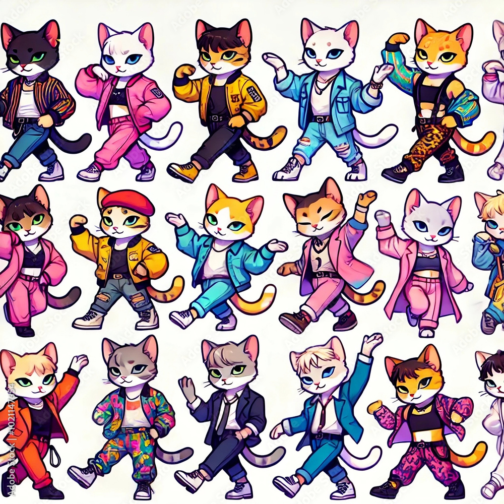 K-Pop Cat Idols K-Pop Cat Idols