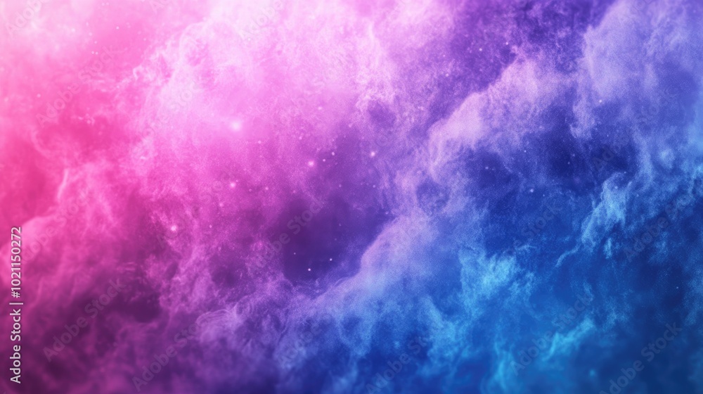 Fototapeta premium A vibrant blend of pink and blue hues creates a dreamy, ethereal background, perfect for various design applications.