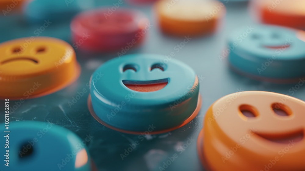 Happy Face: A Colorful Expression of Joy Happy Face: A Colorful Expression of Joy