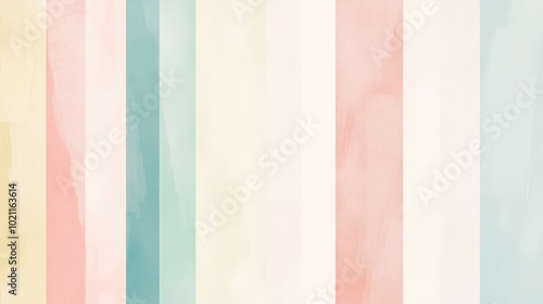 Pastel vertical stripes create a soft and calming abstract pattern.