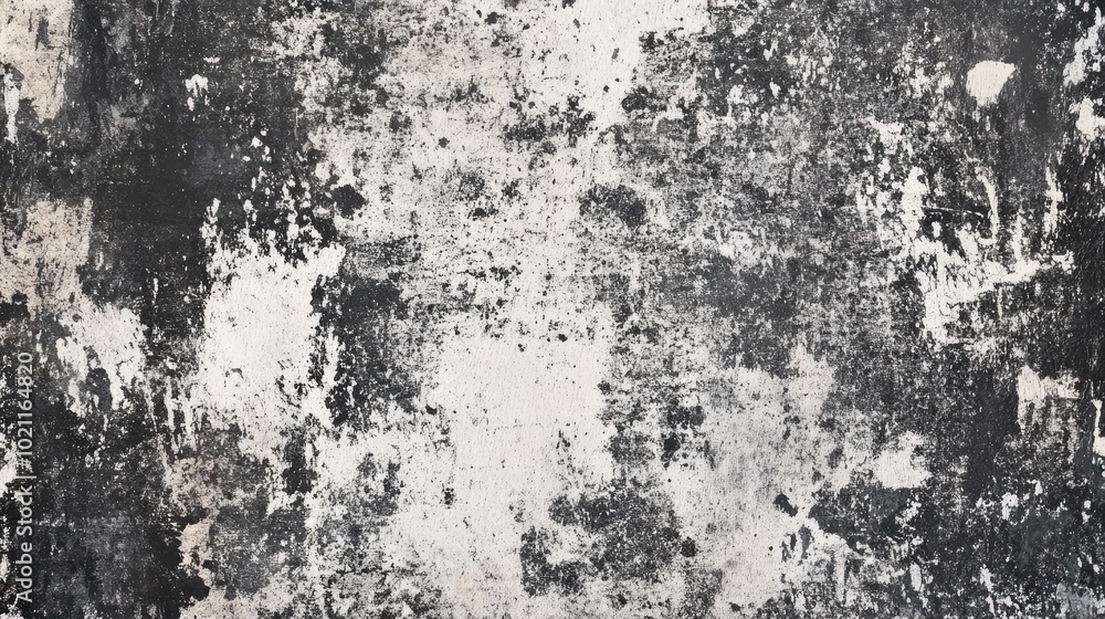 Close-up of a distressed black and white textured surface, showcasing an abstract artistic pattern. Close-up of a distressed black and white textured surface, showcasing an abstract artistic pattern.