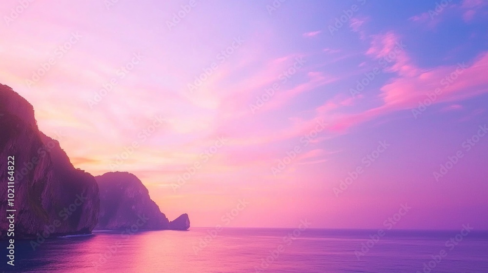 Majestic Sunset View from Cliff Overlooking the Ocean in Unseen Thailand with Vibrant Colors and Dramatic Cliffs - Ultra Detailed Photography Majestic Sunset View from Cliff Overlooking the Ocean in Unseen Thailand with Vibrant Colors and Dramatic Cliffs - Ultra Detailed Photography