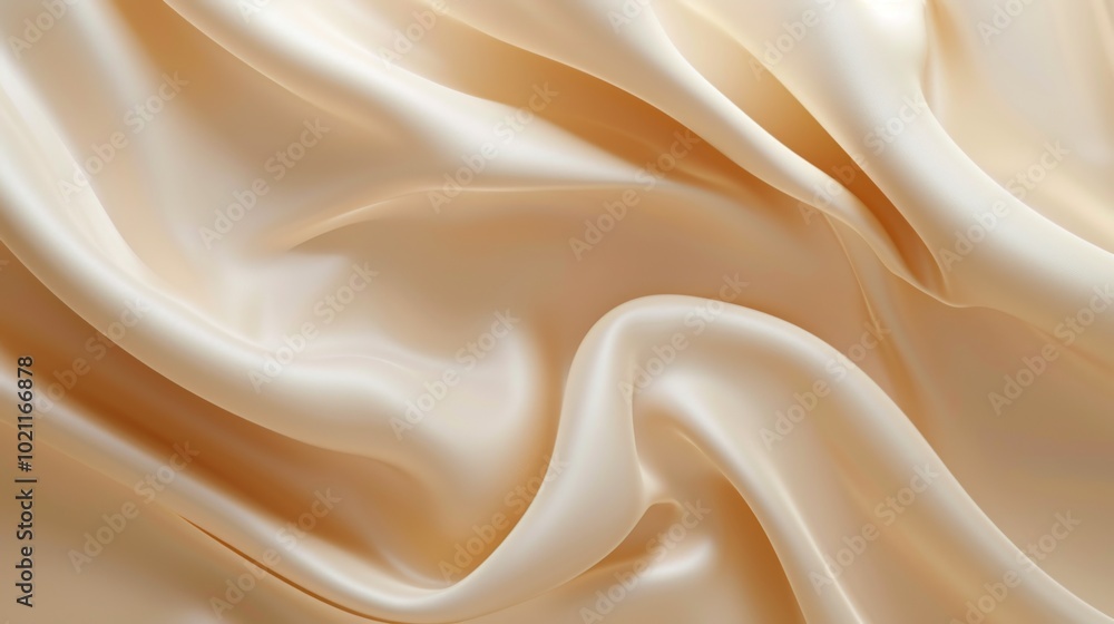 Cream Silk Fabric Texture Background - Elegant and Smooth Cream Silk Fabric Texture Background - Elegant and Smooth