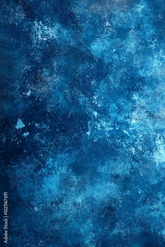 Obraz na płótnie An abstract blue texture with various shades and patterns, creating a dreamy and artistic visual effect. w salonie