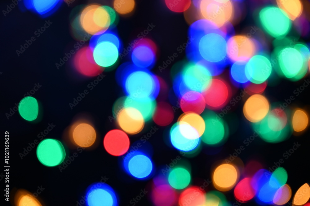 Lichter, defokussiert Lichter, defokussiert