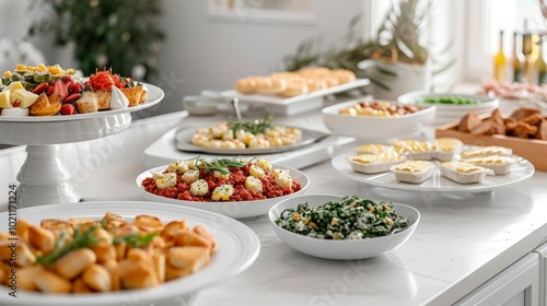 A Delicious Food Spread: Appetizers for a Dinner Party