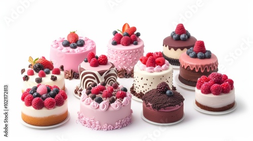 Mini Cakes with Berries: A Delicious Treat