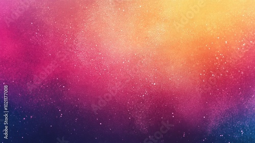 A vibrant abstract background featuring a blend of pink, orange, and blue hues, creating a dreamy atmosphere.