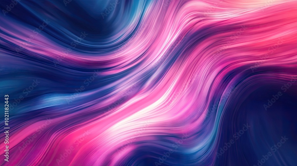 Abstract colorful waves of pink and blue flow harmoniously, creating a dynamic and vibrant visual experience. Abstract colorful waves of pink and blue flow harmoniously, creating a dynamic and vibrant visual experience.