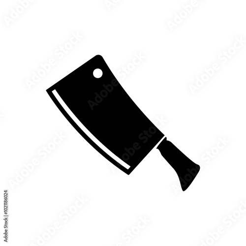 knife icon black color. eps8