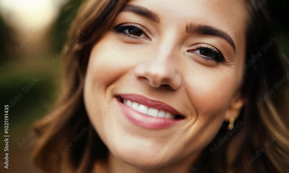 Portrait of a Smiling Woman Portrait of a Smiling Woman