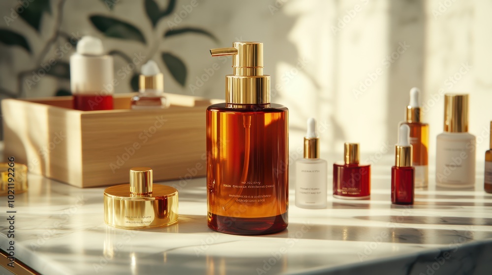 The Luxurious Amber Skincare Bottle The Luxurious Amber Skincare Bottle