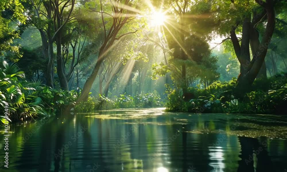 Sunlight Through The Jungle Sunlight Through The Jungle