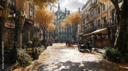 Timeless City with a Blend of History, Fantasy, and Industry