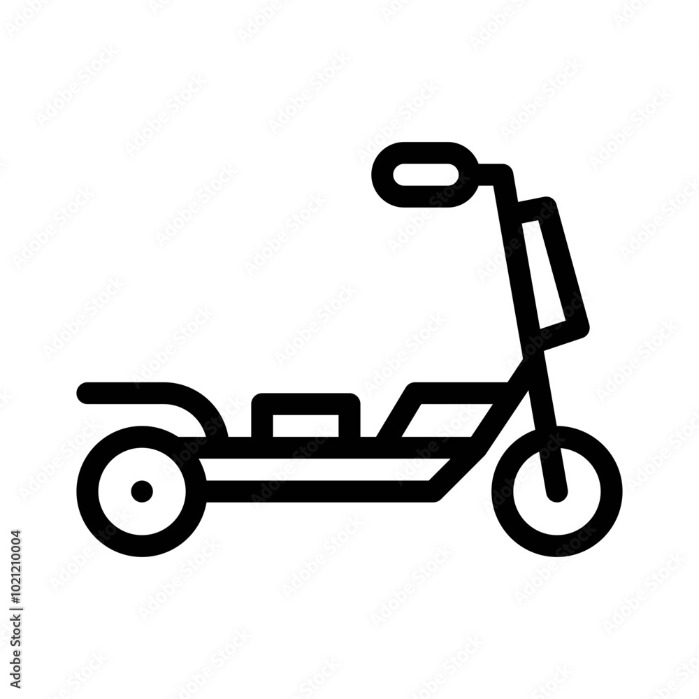 Scooter line icon Scooter line icon