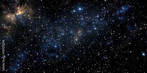 A breathtaking view of the star-filled night sky  sparkling with countless stars against the dark cosmic expanse.